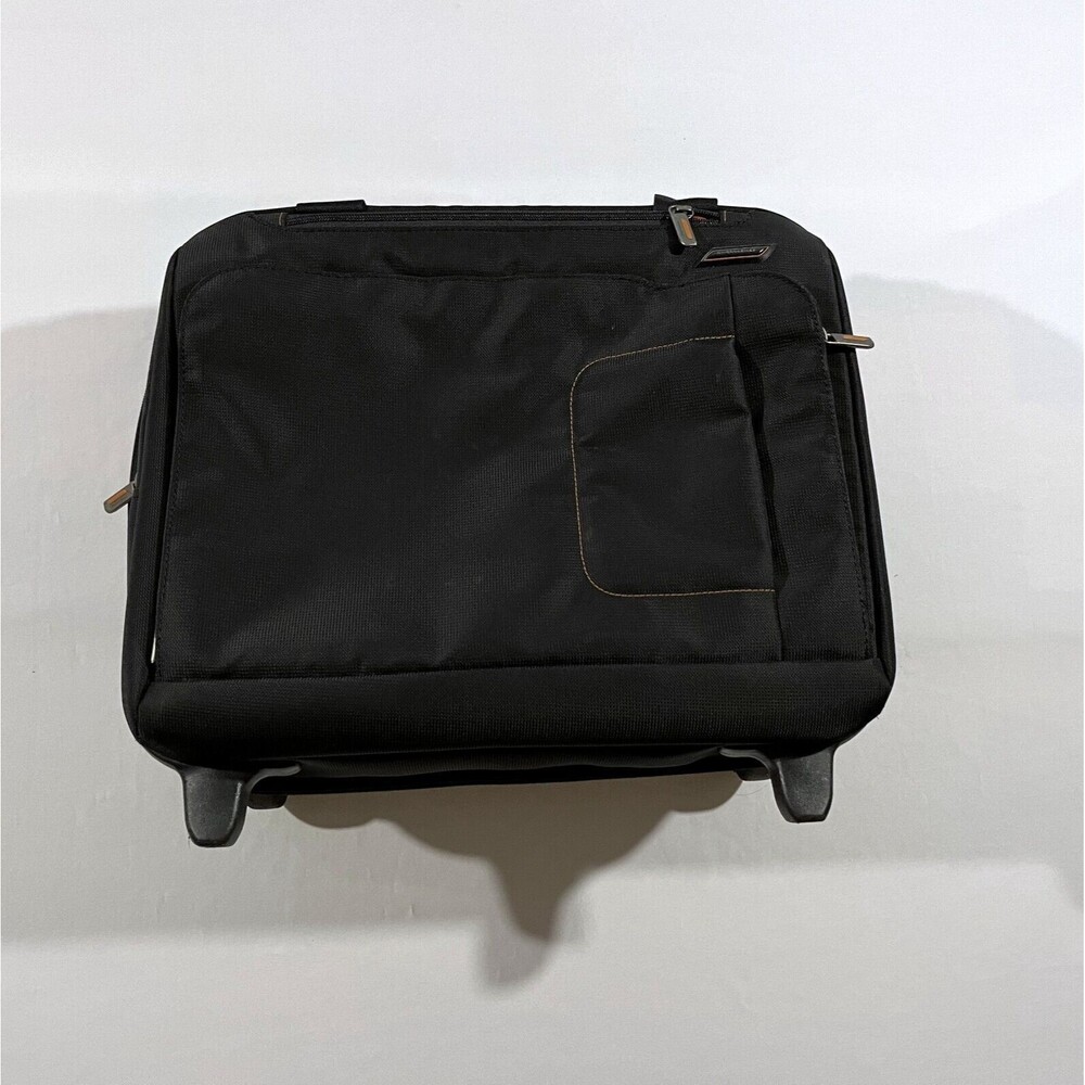 Briggs & Riley Travel Luggage Business Black Rolling Carry On Bag Shoulder Strap